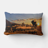 ヴィンテージ蒸気機関車サンセットエンジンCPRR 229 ランバークッション (正面)