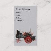 ヴィンテージ蒸気機関車モノグラム 名刺 (正面)