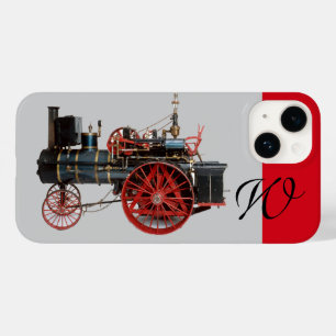 ヴィンテージ蒸気機関車モノグラム Case-Mate iPhone 14ケース