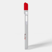 ヴィンテージ蒸気機関車赤グレー Case-Mate iPhoneケース (裏面 / 左)