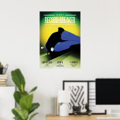 ヴィンテージ蒸気機関車速記録ポスター ポスター (ホームオフィス)