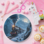 ヴィンテージ蒸気機関車 ペーパープレート (パーティー)