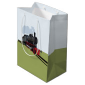 ヴィンテージ蒸気機関車 ミディアムペーパーバッグ (裏面アングル)