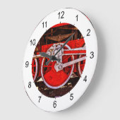 ヴィンテージ蒸気機関車 ラージ壁時計 (傾斜)