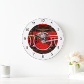 ヴィンテージ蒸気機関車 ラージ壁時計 (ホーム)