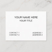 ヴィンテージ蒸気機関車 名刺 (裏面)