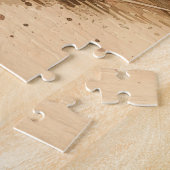 ヴィンテージ蒸気機関車/機関車アート。ドライバーギフト ジグソーパズル (側面)