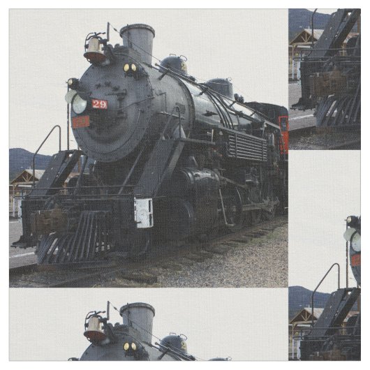 ヴィンテージ蒸気機関 ファブリック (クローズアップ)