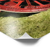 ヴィンテージ蒸気牽引エンジン フォトプリント            (角)