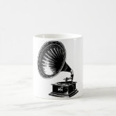 ヴィンテージ蓄音機 コーヒーマグカップ (中央)