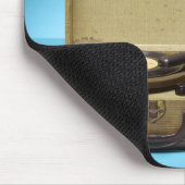 ヴィンテージ蓄音機 マウスパッド (コーナー)