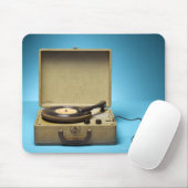 ヴィンテージ蓄音機 マウスパッド (マウス)