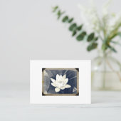 ヴィンテージ蓮写真名刺 名刺 (スタンド正面)