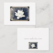 ヴィンテージ蓮写真名刺 名刺 (正面/裏面)