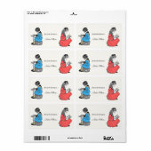 ヴィンテージ蔵書票パーソナライズされたブックラベル ラベル (フルシート)