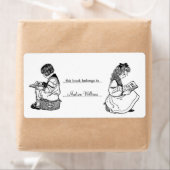 ヴィンテージ蔵書票パーソナライズされたブックラベル ラベル (インサイチュ)