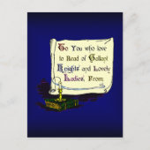 ヴィンテージ蔵書票リーダプレゼンテーションカード ポストカード (正面)