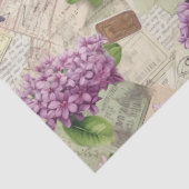 ヴィンテージ薄紫パターン 薄葉紙 (詳細)