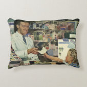 ヴィンテージ薬局 アクセントクッション (正面)