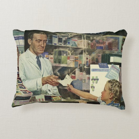 ヴィンテージ薬局 アクセントクッション (裏面)