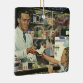 ヴィンテージ薬局 セラミックオーナメント (右)
