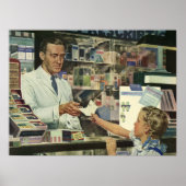 ヴィンテージ薬局 ポスター (正面)