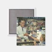 ヴィンテージ薬局 マグネット (正面/裏面)