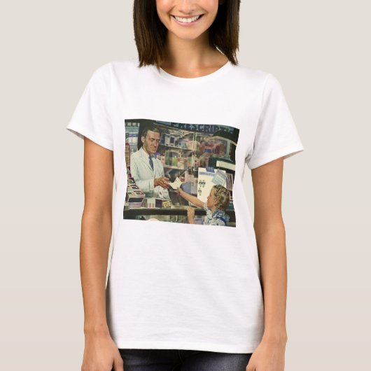 ヴィンテージ薬局 Tシャツ (正面)