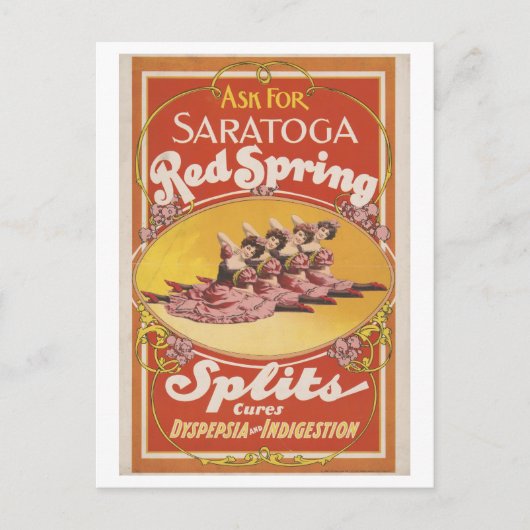 ヴィンテージ薬広告用はがき ポストカード (正面)