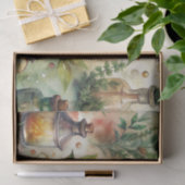 ヴィンテージ薬用ボトルパターン(1) 薄葉紙 (ギフト)