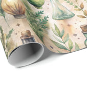 ヴィンテージ薬用ボトルパターン(4) ラッピングペーパー (ロールコーナー)