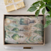 ヴィンテージ薬用ボトルパターン(4) 薄葉紙 (ギフト)