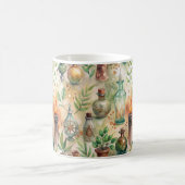 ヴィンテージ薬用ボトルパターン(5) コーヒーマグカップ (中央)