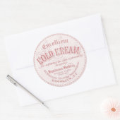 ヴィンテージ薬用ラベルステッカー ラウンドシール (封筒)