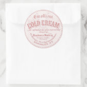 ヴィンテージ薬用ラベルステッカー ラウンドシール (バッグ)