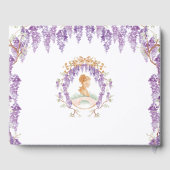 ヴィンテージ藤の花のレジデンシーブライダルシャワー ゲストブック (裏面)