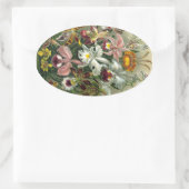 ヴィンテージ蘭 楕円形シール (バッグ)