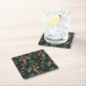 ヴィンテージ虎 スクエアペーパーコースター (インサイチュ)