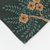 ヴィンテージ虎 フリースブランケット (角)