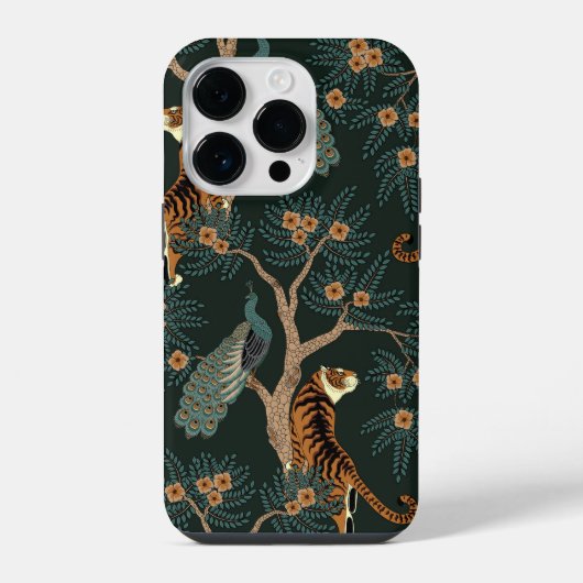 ヴィンテージ虎 iPhoneケース (裏面)