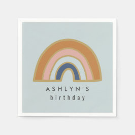 ヴィンテージ虹 スタンダードカクテルナプキン