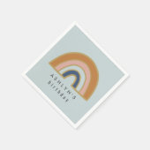 ヴィンテージ虹 スタンダードカクテルナプキン (角)