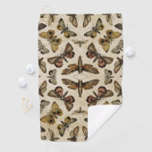 ヴィンテージ蛾 ゴルフタオル (インサイチュ)