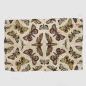 ヴィンテージ蛾 ゴルフタオル (横)