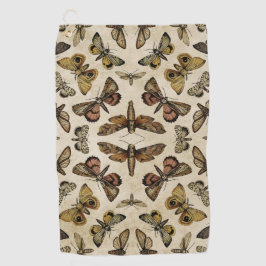 ヴィンテージ蛾 ゴルフタオル