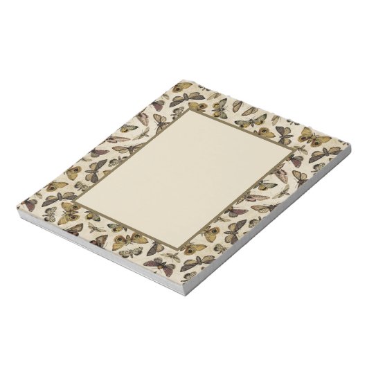 ヴィンテージ蛾 ノートパッド (回転)