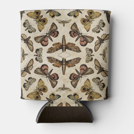 ヴィンテージ蛾 缶クーラー (正面)