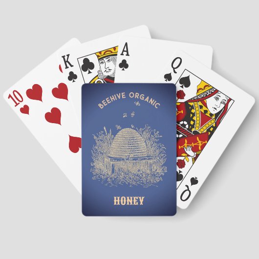 ヴィンテージ蜂の巣 トランプ (裏面)