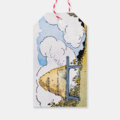 ヴィンテージ蜂カスタム巣編集可能ラベル ギフトタグ (裏面)