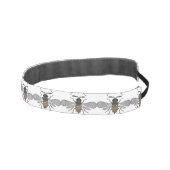 ヴィンテージ蜂ヘッドバンド アスレチックヘッドバンド (右)